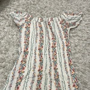 Adorable cream floral dress